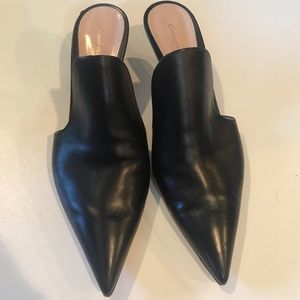 Gianvito Rossi Black Leather Mule